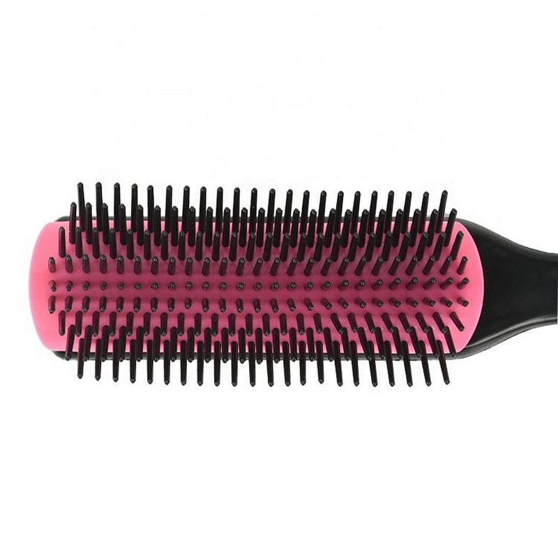 Large 9 Row Hair Styling ionic denman air cushion massage hair brush for men's hair style