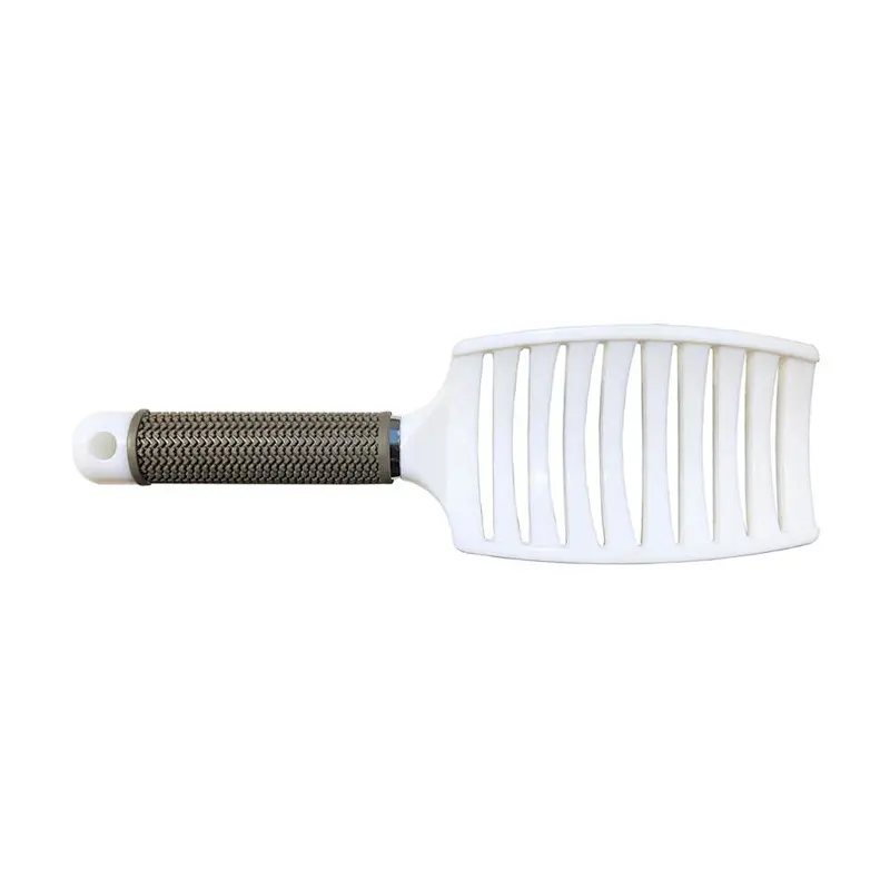 Xinlinda brand 2018 New Arrival China wholesale plastic curve hair brush Salon hairdressing brush