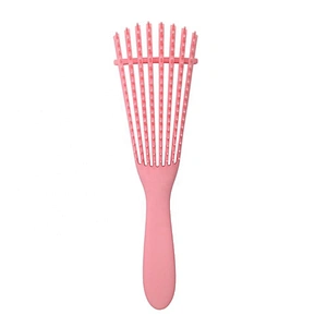 Wholesale Custom Logo Products Eight Rows Detangling Massage Detangle Hair Brush For Curly