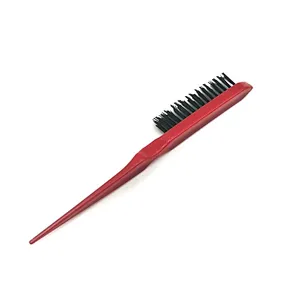 2020 Xinlinda heated custom logo edge control brush eco natural private label bristle hair brush