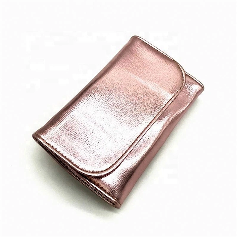 Make Your Own Label Rose Golden Glitter Makeup Brushes 10Pcs Shiny Crystal Diamond Foundation Brush Set With PU Bag