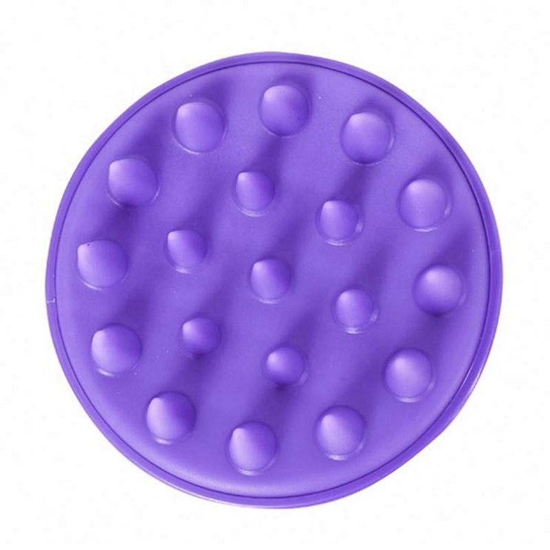 Wholesale Hot selling in Amazon Deep Cleaning Hair Silica Gel Silicone Massage Shampoo Brush