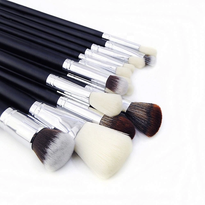 Custom 33Pcs Branded Makeup Brush Set With Organizer Holder Kits Foundation Powder Blush Contour Make Up