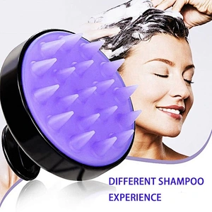Silicone Anti-Static Hair Comb Shampoo Brush Head Massager Scalp Massage