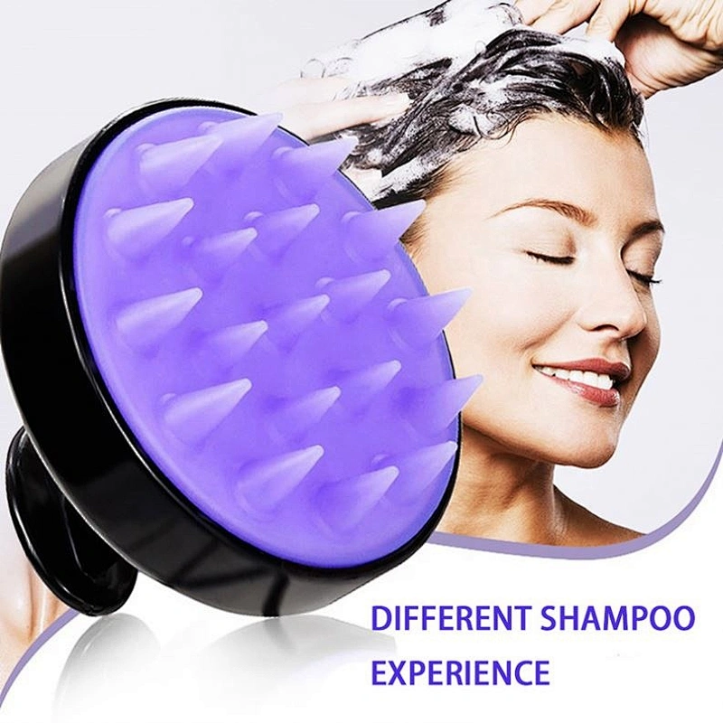 Silicone Anti-Static Hair Comb Shampoo Brush Head Massager Scalp Massage
