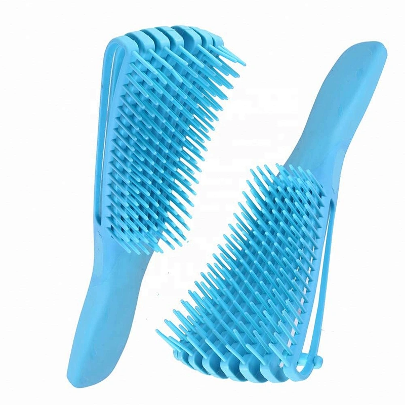 Best Private Logo Wet Afro Detangle Comb Detangling Hair Brush For Curly