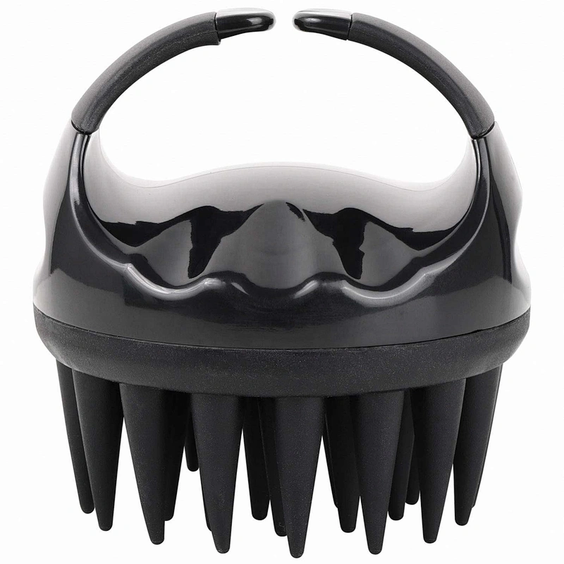 Silicone Head Scrubber Dandruff Brushsilicone Bristle Hair Scalp Massager Shampoo Brush