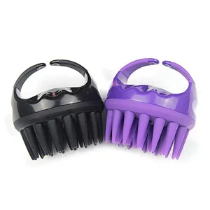 Private Label Custom Silicone Scalp Massager Shampoo Brush