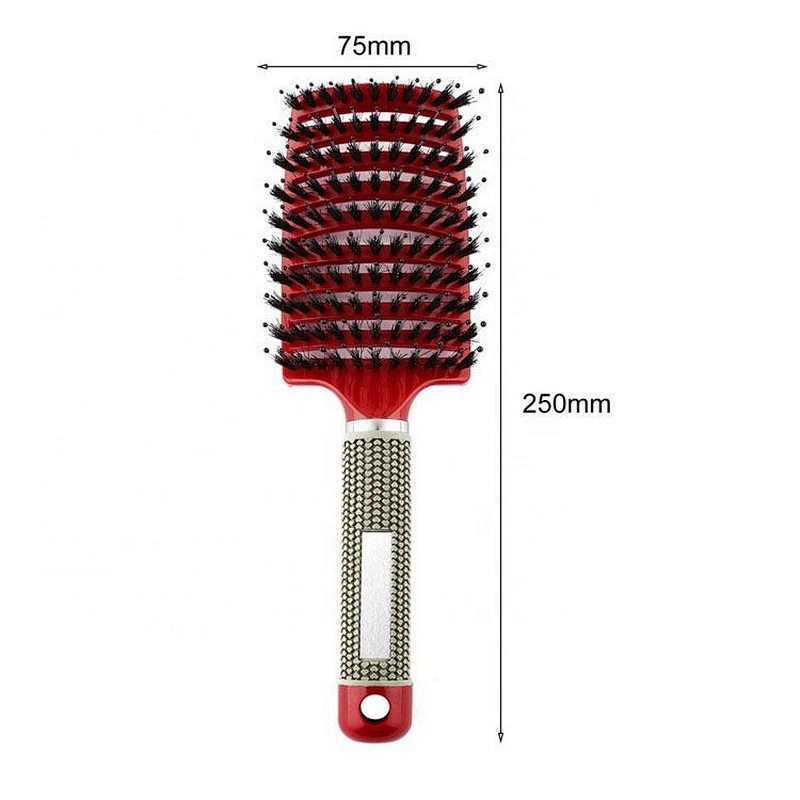 2019 Women Hair Scalp Massage Comb Bristle & Nylon Hairbrush Wet Curly Detangle Brush For Salon Hairdressing Styling Tools