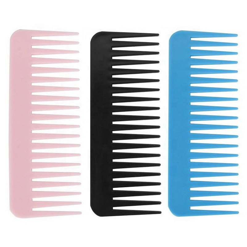 Magic newest red plastic styling hair pressing tooth cutting comb barber for salon comb set