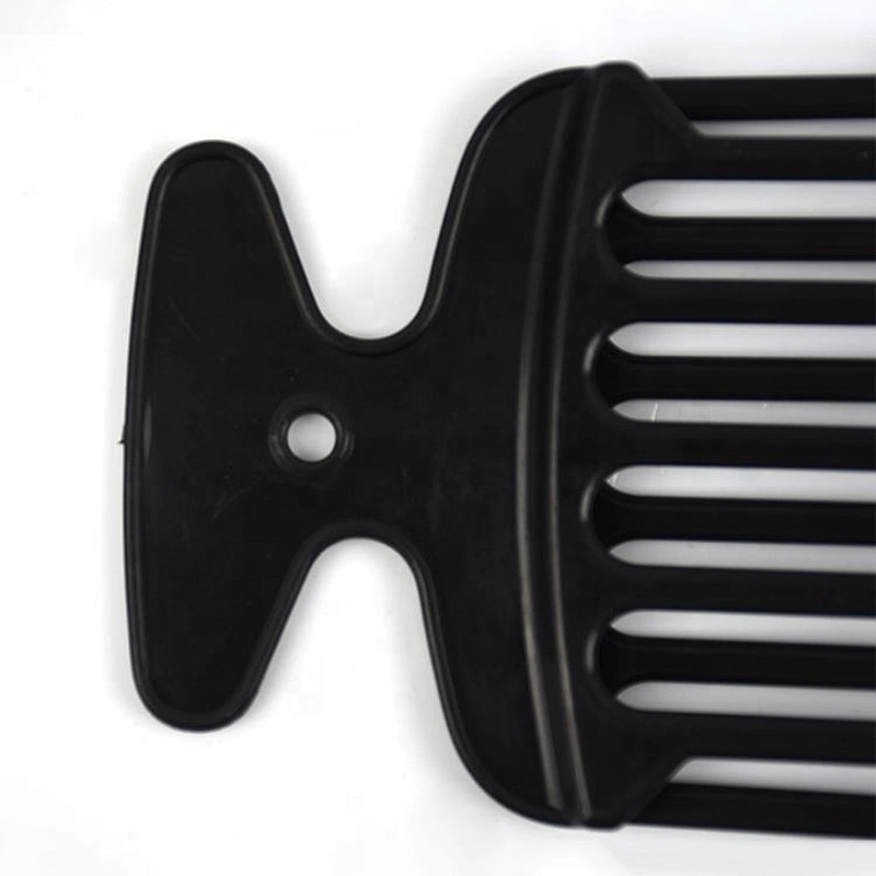 Professional plastic hair afro picks double tooth comb hairdressing styling tool hair clipper comb