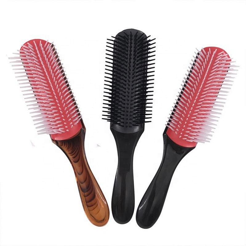 Wholesale Customized Logo Abs Detangling Vent Shower Hair Brush For Curly Thick Straight