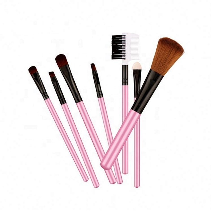 7pcs/lot Bioaqua Cosmetic Brush Set Fashion Makeup Brushes of Women Soft Synthetic Hair Eye Shadow Smudge Brush Eyeliner BLUSHER