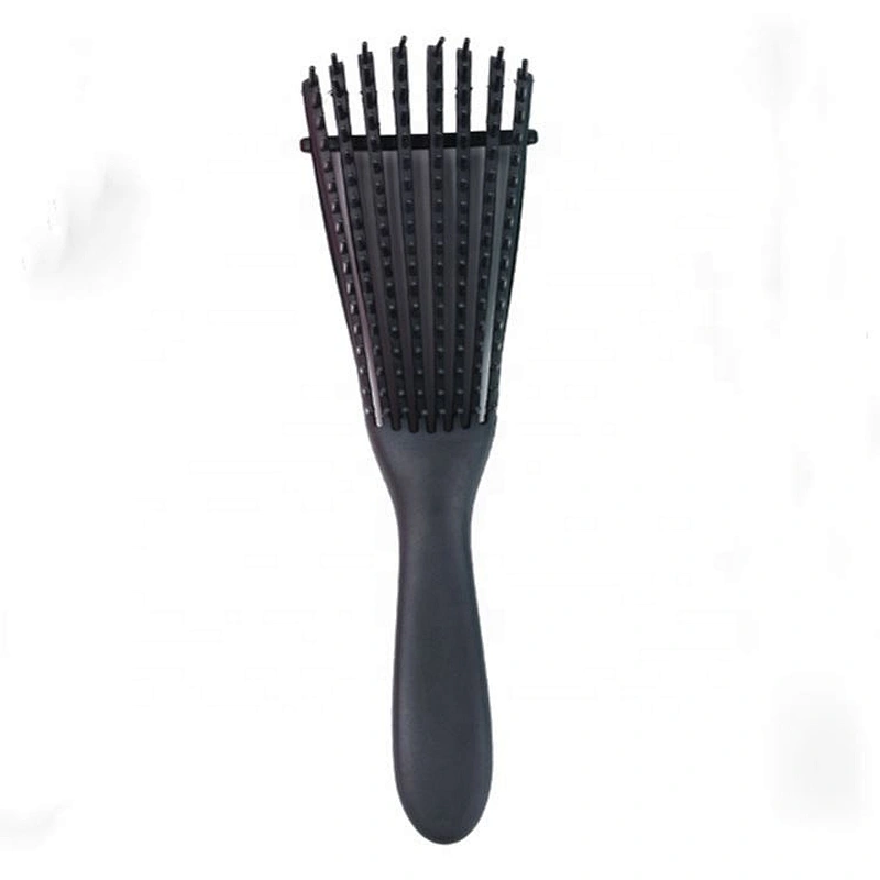 Amazon hot sale eight free moving arms Plastic 8 Rows Anti-Static Scalp massage detangle Women's Hair Detangling Brush