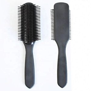 Private Label Denman Brush Manufacturers Wholesale Luxury China Strong Bristles 9 Rows Plastic Compact Waterproof Cushion Laser