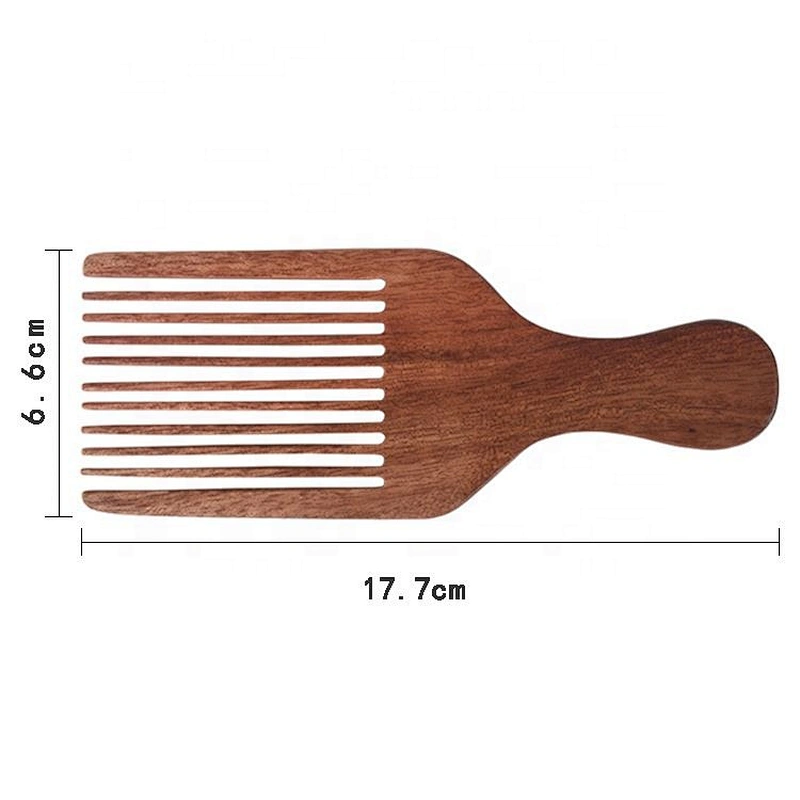 Rectangular hair salon tool professional natural tooth wide tooth detangling hair comb
