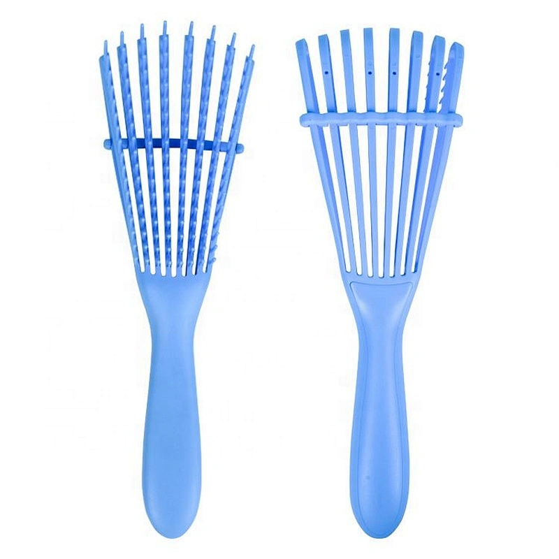 Octopus 8 rows fast air flow Hair Brush Anti-Static Scalp Massage Curve Vent detangler Hair Brush