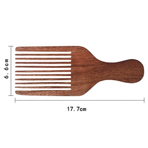 Professional unique salon use wedding comb high quality wholesale wooden long tooth afro comb