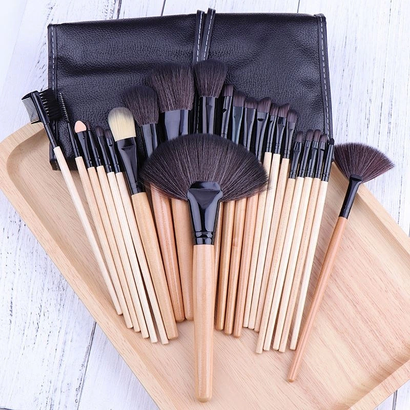 24Pcs Professional Make Up Brushes Eyeshadow Eyelash Powder Makeup Maquillaje With Bag Kit Cosmetic Beauty Brush