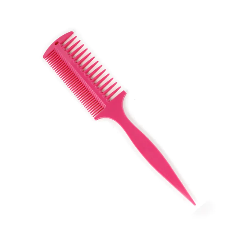Xinlinda Brand Wholesale Custom Color Logo Anti Static Teasing Rat Tail Comb Common Comb Plastic