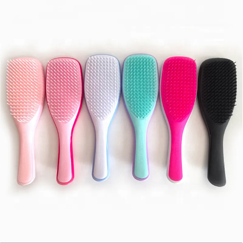 High Quality Guarantee Women Professional Detangling Hair Brush For Afro America 3A To 4C Kinky Wavy Curly Coily