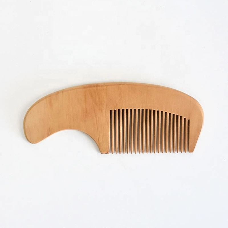 Amazon hot selling eco-friendly natural wood brush comb set mini soft goat bristles newborn baby hair brush