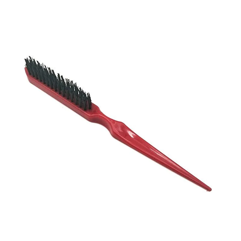 2020 Xinlinda heated custom logo edge control brush eco natural private label bristle hair brush