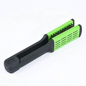 ceramic coating hair straightener brush double boar bristle nylon hair straightening brush