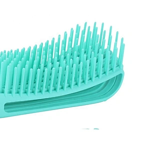 PVC box set octopus shape 8 lines air wave brush for hair fast drying plastic flexible hairbrush detangle