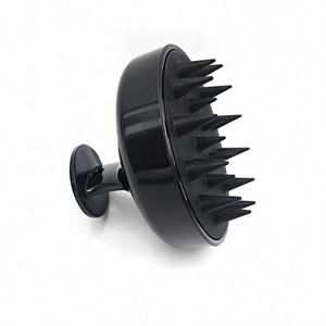Hair Shampoo Flexible Silicone Massage Scalp Brush