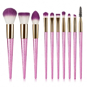 10Pcs Japanese Makeup Set Professional Make Up Brushes