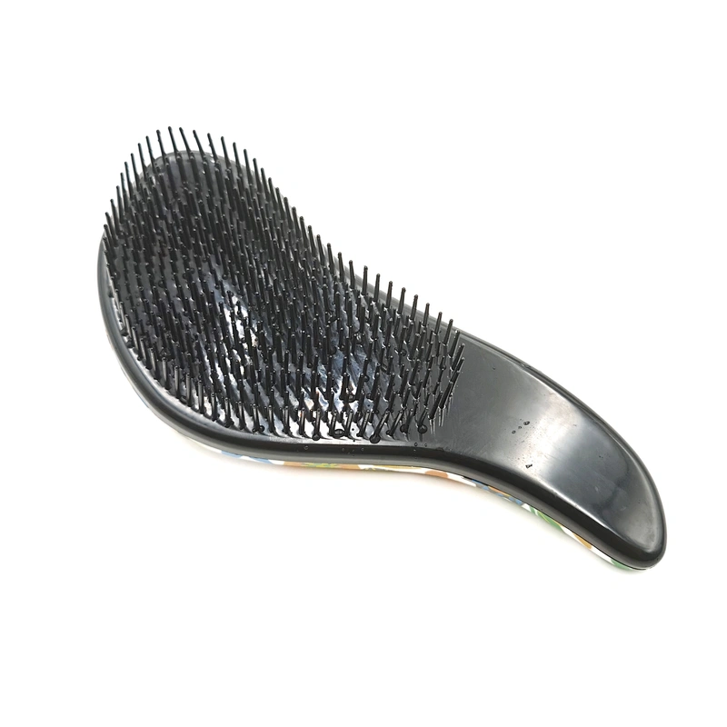 customized detangling TPE bristles hair brush