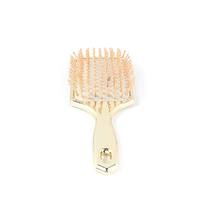 Xinlinda brand high quality hot sale cheap platin gold paddle hairbrush comb
