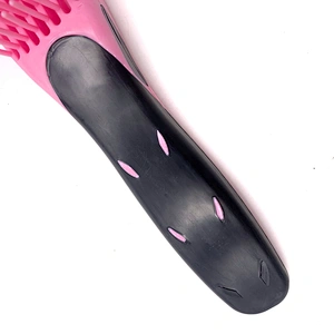Xinlinda manufacturer Hot sale fashional comfortable multicolor bristles octopus 8 rows detangler brush