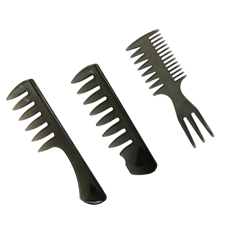Xinlinda brand personalized plastic hair travel  hairdressing comb set