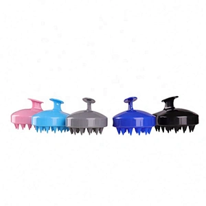 Silicone Hair Scalp Massager Relax Deep Clean Shampoo Shower Bath Massage Brush