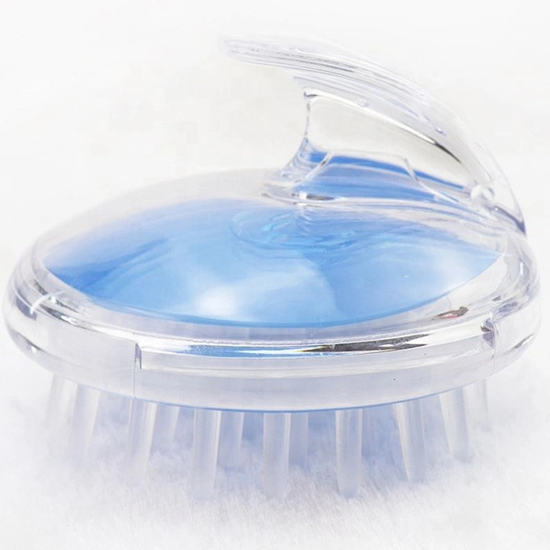 Hair Scalp Massaging Shampoo Brush Silicone Soft Comb For Care Cleaning Shower