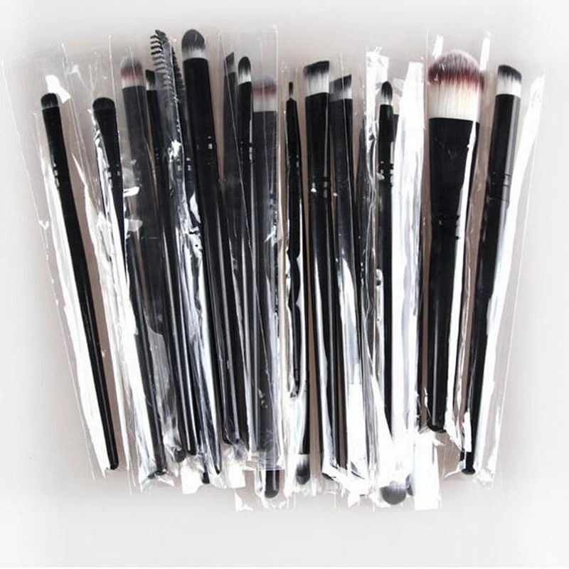 M259 20pcs Professional Makeup Brushes Kit Set Powder Eyeshadow Eyeliner Lip Brush Flat Brush Face BLUSHER Plastic