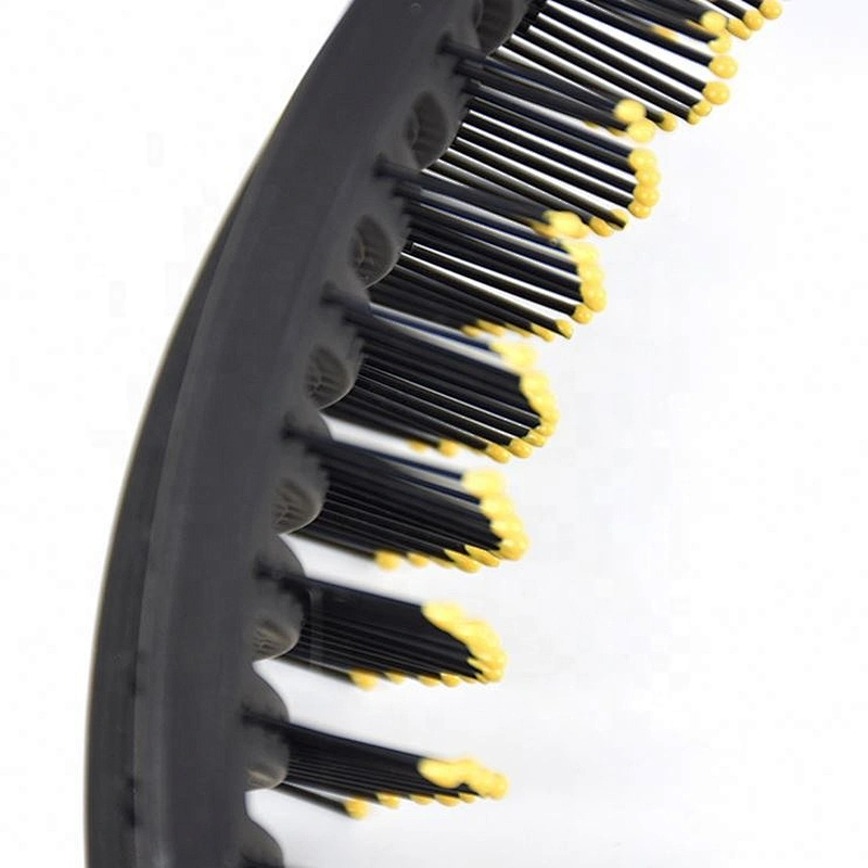 Fashional italy styling curved vent hair brush light drying fast curly ladies hair brush