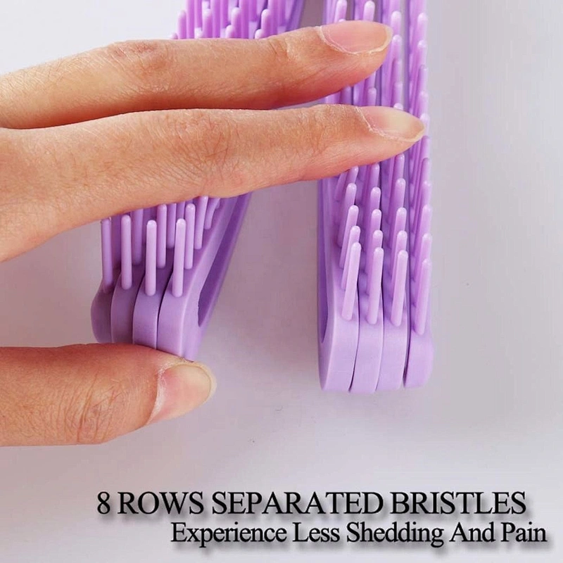 Detangling Brush For Natural Hair-Detangler African America 3A To 4C Kinky Wavy, Curly, Coily Hair, Detangle Easily