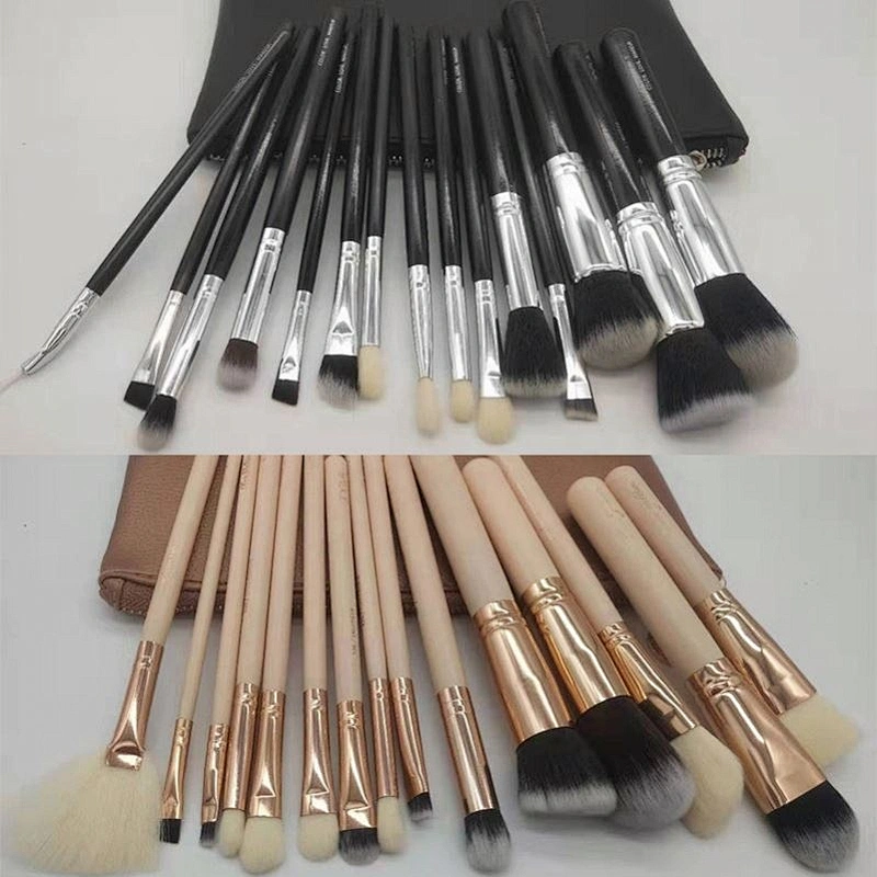 Wholesale New Style Cosmetics Lady Makeup Tools Brushes With Pu Bag Professional Brush Set -Mbbrush 0001