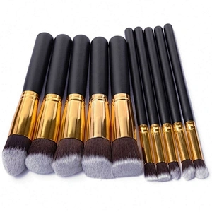Shopify Service 10 PCS/Set Beauty Powder Eye Shadow Cosmetic Makeup Brushes Set Large Stock