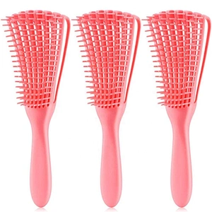New Design Plastic  Integrated Convenient And Practical Detangling Hair Brush For Salon