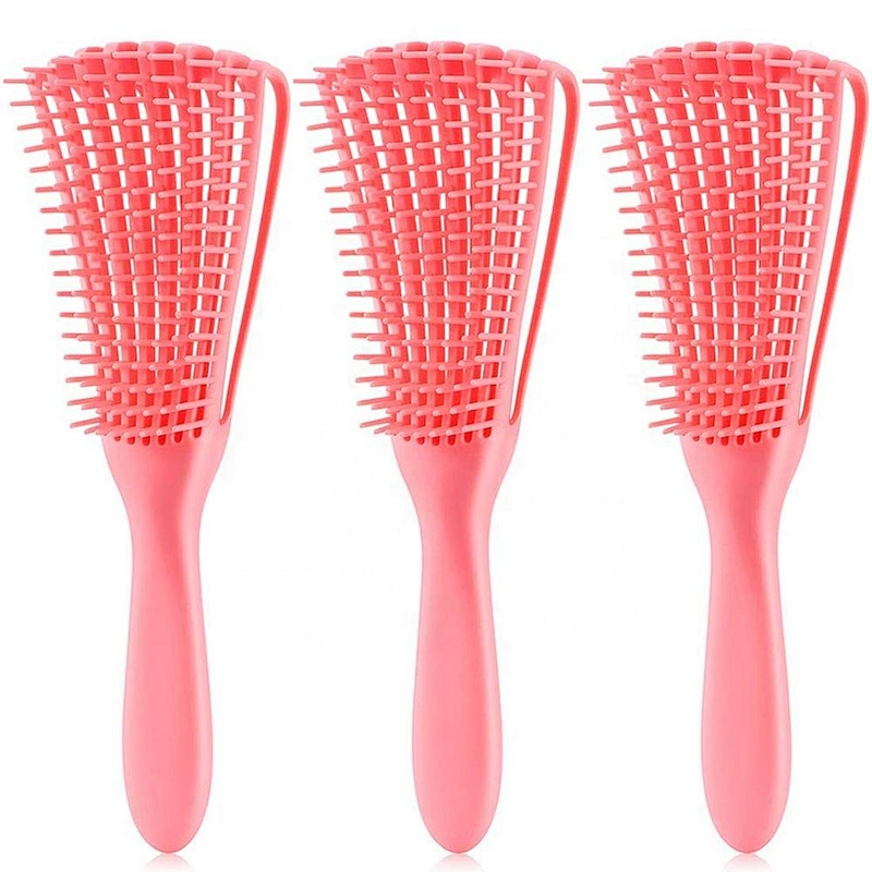 New Design Plastic  Integrated Convenient And Practical Detangling Hair Brush For Salon