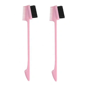 Denman Hairbrush Matte Pink 9 Rows Edge Control&denman Brush Kit Round Vent Paddle Factory Wholesale Strong Bristles Waterproof