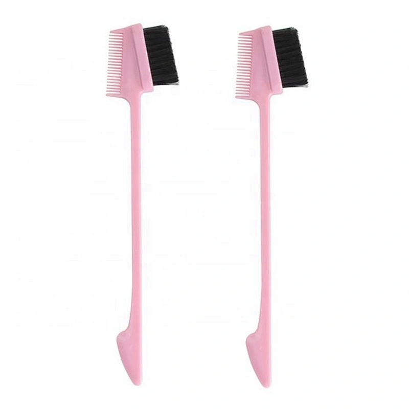 Denman Hairbrush Matte Pink 9 Rows Edge Control&denman Brush Kit Round Vent Paddle Factory Wholesale Strong Bristles Waterproof