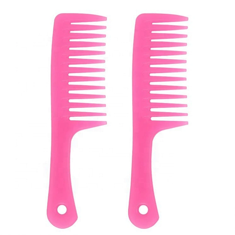 Custom Logo Large size acetate wide Tooth Barber Use Plastic Hair Detangling styling Comb