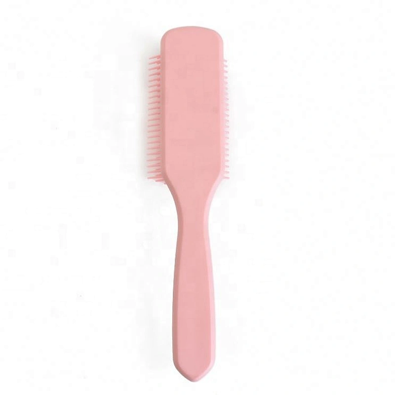 Denman Hairbrush Matte Pink 9 Rows Edge Control&denman Brush Kit Round Vent Paddle Factory Wholesale Strong Bristles Waterproof
