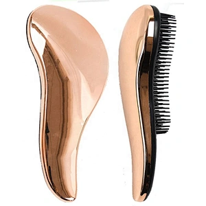 High quality women's plastic hair brush set rose gold detangling brushes At Good Price
