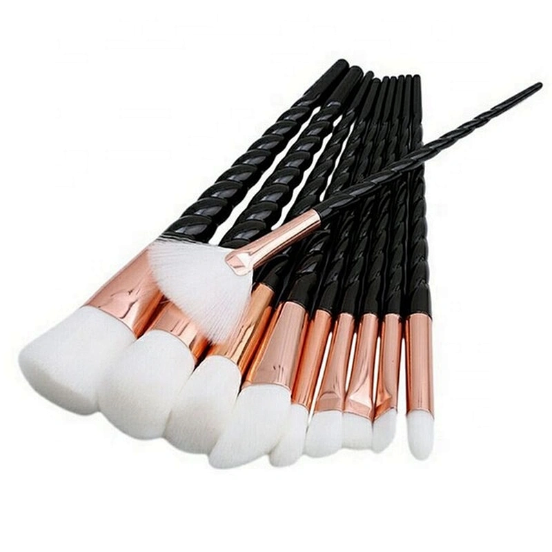 High Quality Custom Logo 10Pcs Brushes For Makeup Sets Brochas Para Maquillajeestuches De Maquillaje